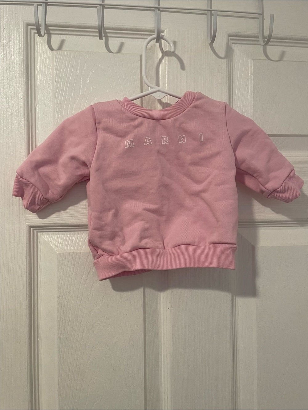Marni Pink Kids Crewneck Sweatshirt